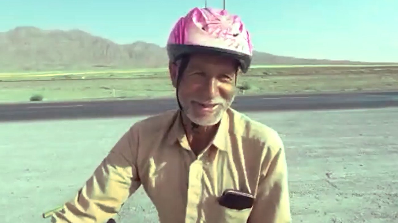 روایت تشرف زائر فریمانی با دوچرخه به کربلا